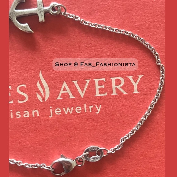 James Avery Anchor Bracelet Sterling Silver Retired Rare - Picture 5 of 16